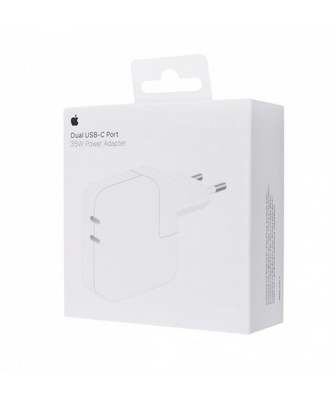 Блок живлення Apple 35W Dual USB-C Port Power Adapter (MNWP3) 006 фото